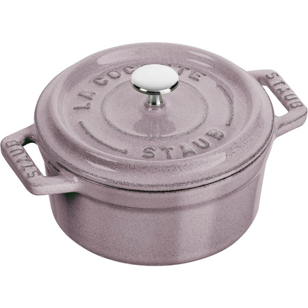 STAUB MINI COCOTTE Mini garnek żeliwny okrągły 250 ml, kwiat wiśni