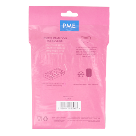 PME Drewniane patyczki do lizaków (50 sztuk) 11 cm