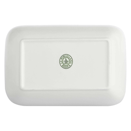 LA PORCELLANA BIANCA ESSENZIALE NEW AGE Zestaw 4 misek prostokątnych 22 x 15 cm