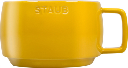 STAUB SERVING Kubek ceramiczny - Żółty, 500 ml