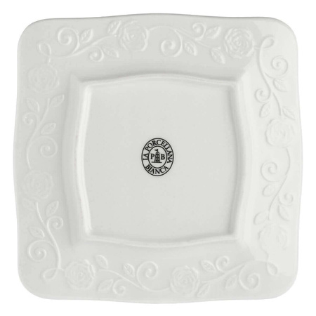 LA PORCELLANA BIANCA FLORENTINA Talerz kwadratowy 15 cm