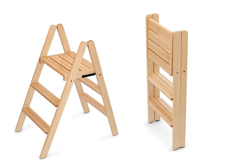 ARREDAMENTI DOROTEA Drabina - 83 x 70 cm, brązowy