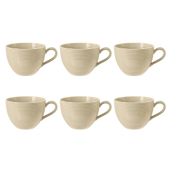 SELTMANN BEAT COLOR GLAZE Zestaw 6 filiżanek do kawy 350 ml