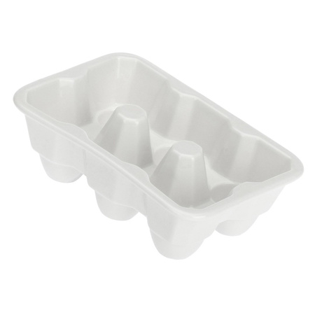 LA PORCELLANA BIANCA UOVA Pojemnik na 6 jajek