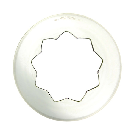 PME Duża stalowa końcówka dekoracyjna gwiazdka