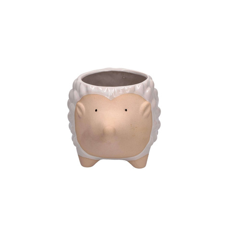 RITUALI DOMESTICI GLIAMICIDELBOSCO Osłonka na doniczkę jeż 20.5 x 13.5 cm