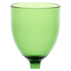 ROSE&TULIPANI FIABA Zestaw 6 akrylowych kieliszków do wina 400 ml, zielony