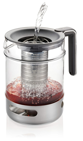 GEFU T-PREP Czajnik do herbaty z podgrzewaczem 1.5 ltr