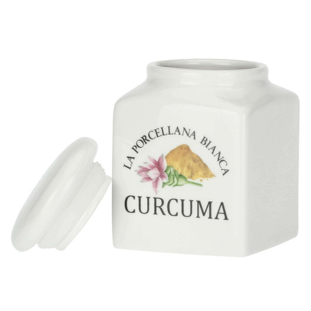 LA PORCELLANA BIANCA CONSERVA Zestaw 4 pojemników do przypraw 175 ml