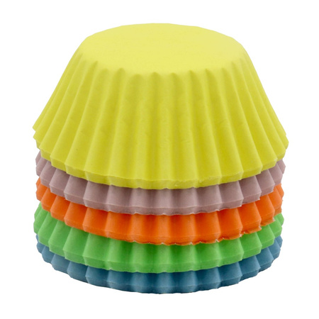 PME Papilotki do pieczenia babeczek pastelowe (100 sztuk) wielokolorowy