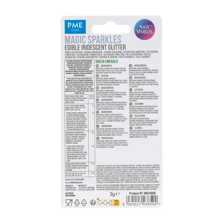 PME Jadalny opalizujący brokat 3 g Zielony