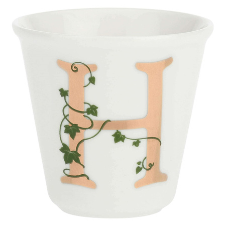 LA PORCELLANA BIANCA UNICO Filiżanka z łyżeczką 75 ml, Wzór H