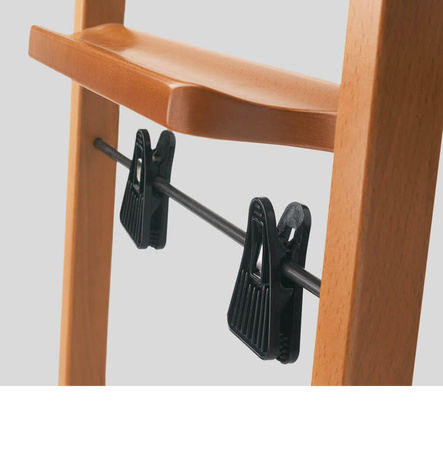 ARREDAMENTI MIXER Wieszak do sypialni - 105 x 46 cm, brązowy