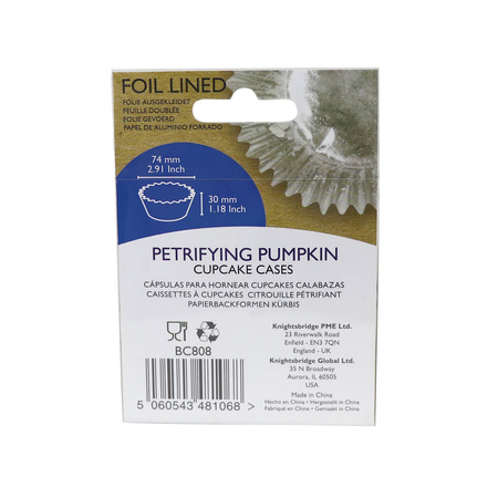 PME Papilotki do pieczenia babeczek Halloweenowa dynia (30 sztuk)