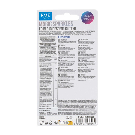 PME Jadalny opalizujący brokat 3 g Niebieski