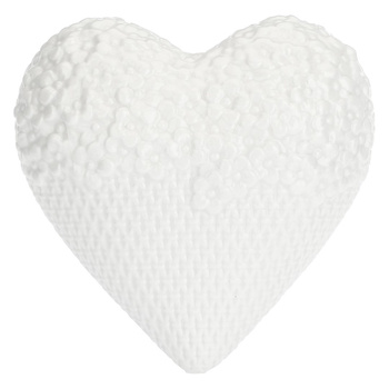 LA PORCELLANA BIANCA LEOPOLDINA Nawilżacz powietrza serce/kwiat 18 cm