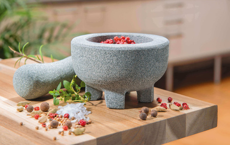 GEFU CRUNCHY Granitowy moździerz 10 cm