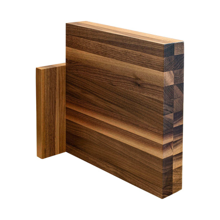 ARTELEGNO Magnetyczny blok na 10 noży z drewna orzechowego