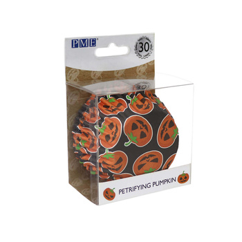 PME Papilotki do pieczenia babeczek Halloweenowa dynia (30 sztuk)