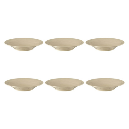 SELTMANN BEAT COLOR GLAZE Zestaw 6 talerzy do zupy 22.5 cm