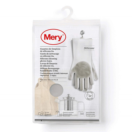 MERY Silikonowe rękawice do sprzątania