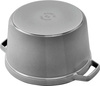 STAUB LA COCOTTE Garnek żeliwny okrągły wysoki 4.8 ltr, grafitowy