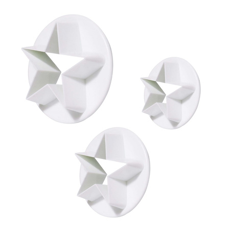 PME Zestaw wycinarek gwiazdki (3 sztuki)