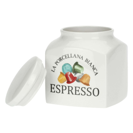 LA PORCELLANA BIANCA CONSERVA Pojemnik na kapsułki do espresso 1.8 ltr