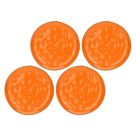 ROSE&TULIPANI CONCERTO ARANCIONE Zestaw 4 talerzy obiadowych 27 cm