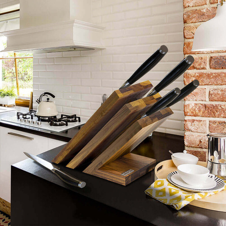 ARTELEGNO VENEZIA 3-elementowy blok magnetyczny z drewna orzechowego