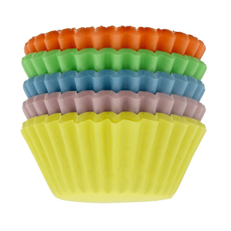 PME Papilotki do pieczenia babeczek pastelowe (100 sztuk) wielokolorowy
