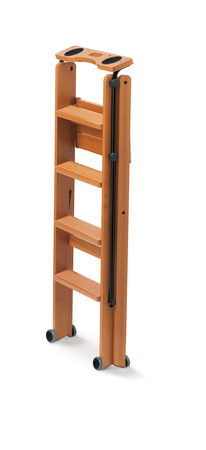 ARREDAMENTI TUSCANIA 4 Drabina - 162 x 50 cm, brązowy