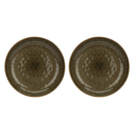 ROSE&TULIPANI CONCERTO GRIGIO TORTORA Zestaw 2 misek okrągłych 30 cm