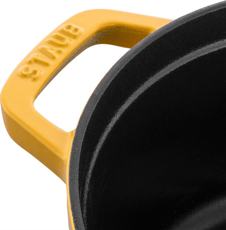 STAUB LA COCOTTE Garnek żeliwny okrągły 3.7 ltr cytrynowy