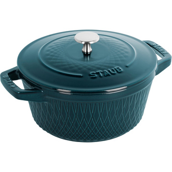 STAUB SPECIAL COCOTTE Garnek żeliwny okrągły 2.3 ltr, morski