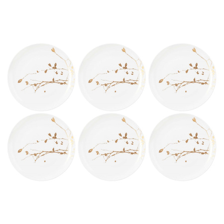 SELTMANN LIBERTY GOLDEN ROSE HIP Zestaw 6 talerzy do sałatek 22.5 cm