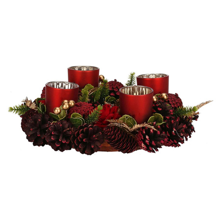 RITUALI DOMESTICI QUASIROSSO Zestaw 4 świeczek tealight