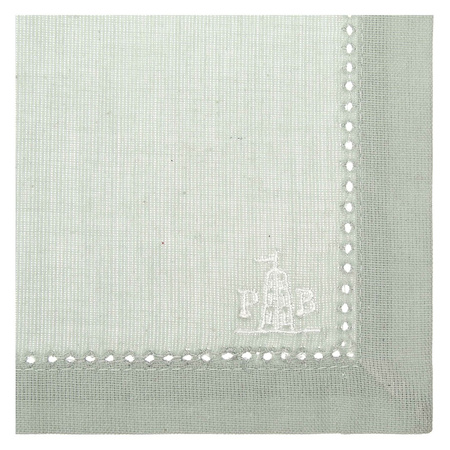 LA PORCELLANA BIANCA Klasyczna podkładka na stół 47x35 cm, miętowy