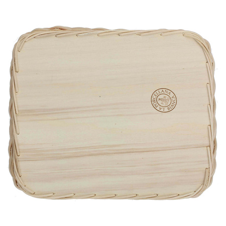 LA PORCELLANA BIANCA MIDOLLINO Wiklinowy kosz na naczynie do zapiekania 30 cm