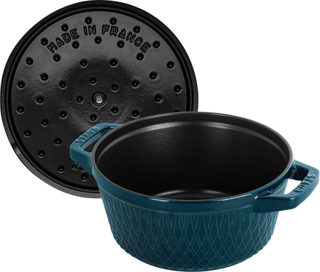 STAUB SPECIAL COCOTTE Garnek żeliwny okrągły 2.3 ltr, morski