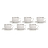 LA PORCELLANA BIANCA SOGNANTE Zestaw 6 filiżanek do kawy 100 ml