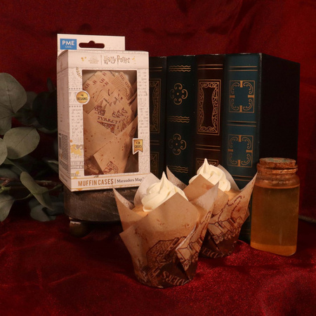 PME Papilotki z motywem mapy Huncwotów Harry Potter (24 sztuki)