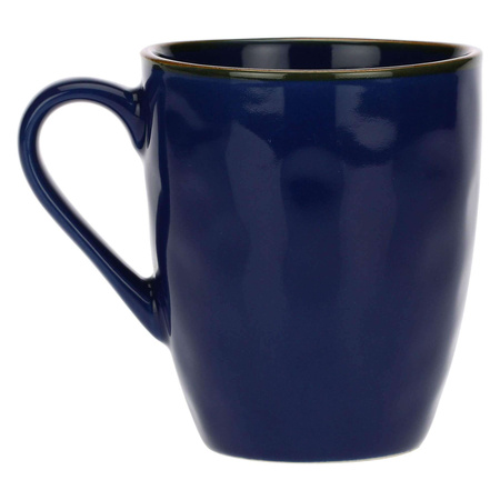 ROSE&TULIPANI CONCERTO BLU COBALTO Zestaw 4 kubków z uchwytem 430 ml