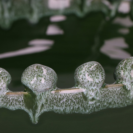 RITUALI DOMESTICI REGINALDO Podstawka pod doniczkę 42 cm zielona