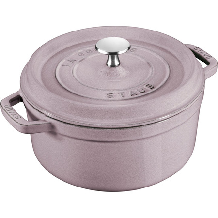 STAUB LA COCOTTE Garnek żeliwny okrągły 2.2 ltr, kwiat wiśni