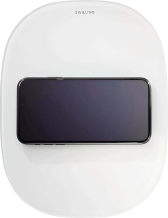 ZWILLING ENFINIGY Waga cyfrowa z funkcją ładowania biała