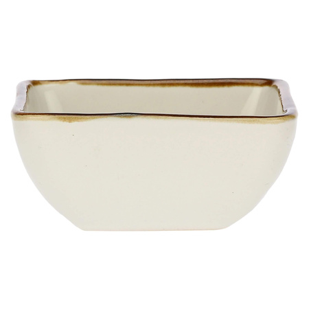 ROSE&TULIPANI CONCERTO AVORIO Zestaw 6 kwadratowych miseczek 8 cm