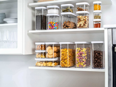 ZWILLING FRESH & SAVE CUBE Plastikowy pojemnik L - 1.6 ltr, szary