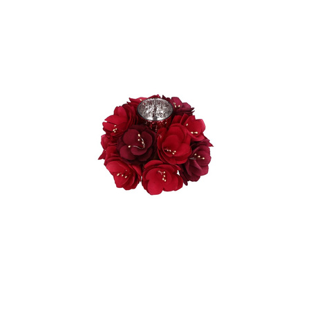 RITUALI DOMESTICI ROSESUROSE Zestaw 4 świeczników świątecznych 18 x 10 cm