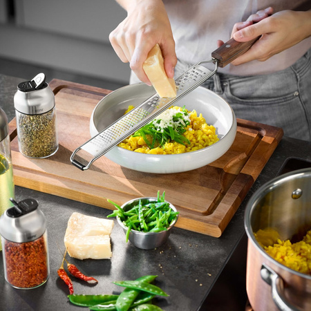 GEFU MADERO Wąska tarka podwójna 40.5 cm